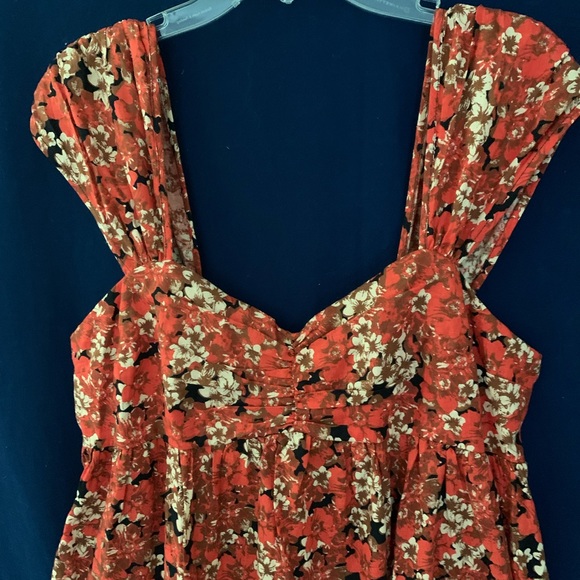 NWT Free People floral summer dress size large - Picture 3 of 5